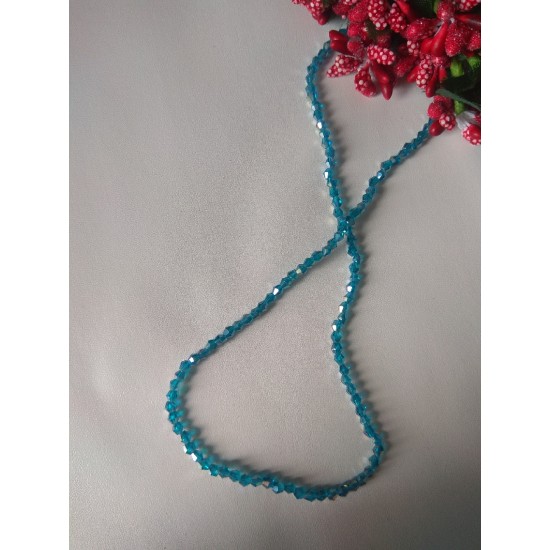 Бусины стеклянные Биконе 3 мм №7В, цена за 50 шт